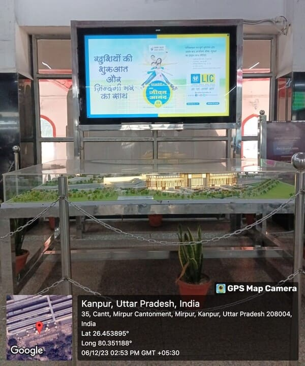 Kanpur Railway Branding